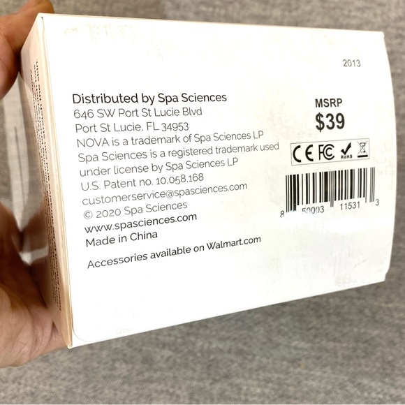 NOVA antimicrobial cleansing brush for face, NEW in box! - Picture 13 of 13